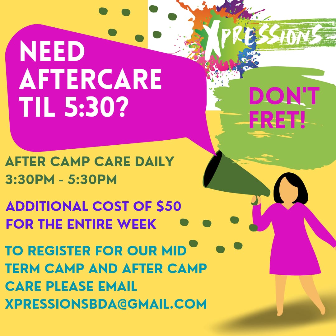 Xpressive Arts & Sensory – Mid Term Camp