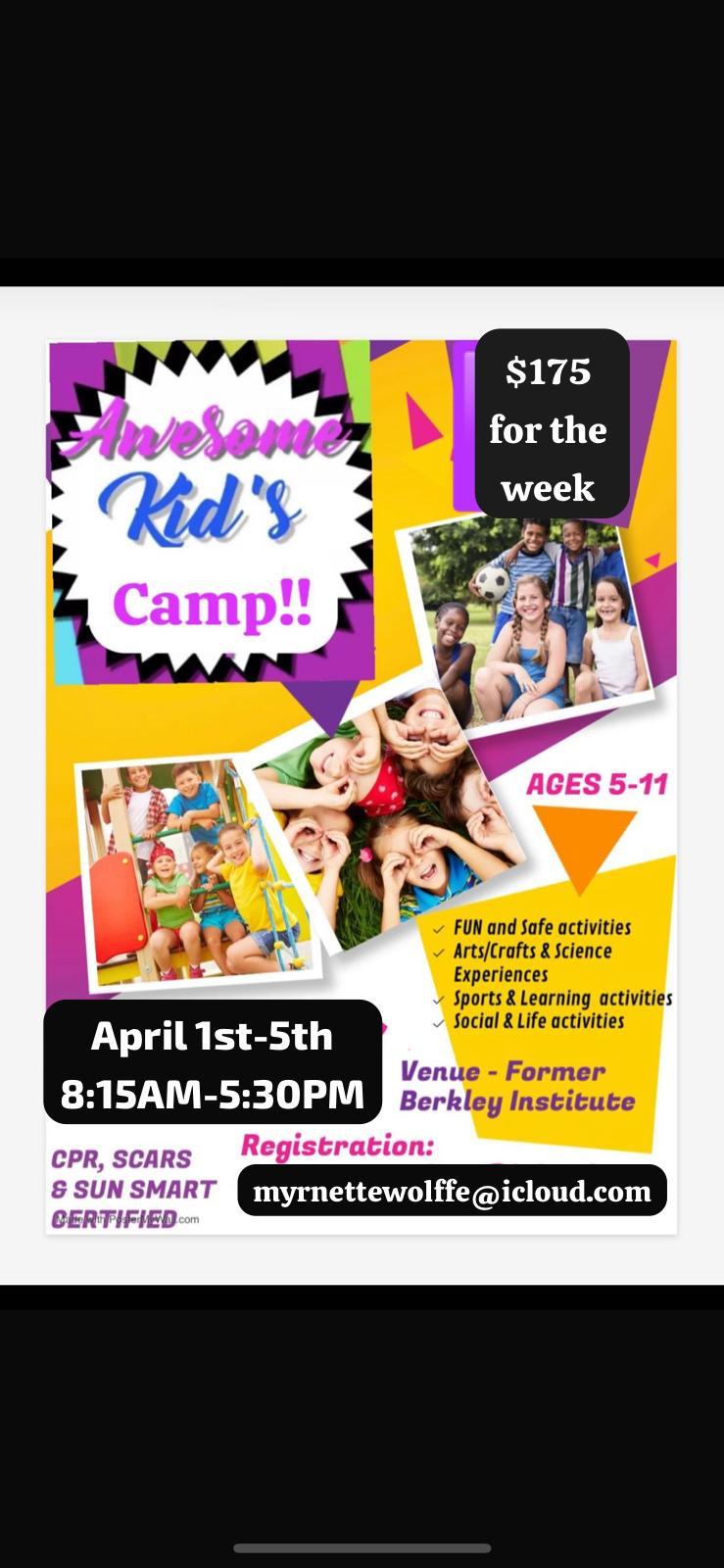 Awesome Kid’s Camp