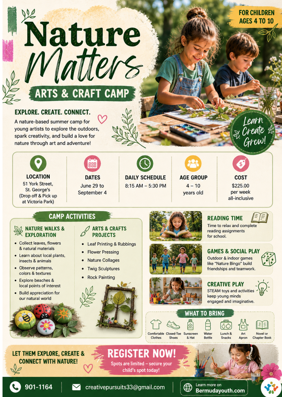 Nature Matters Arts & Crafts Camp