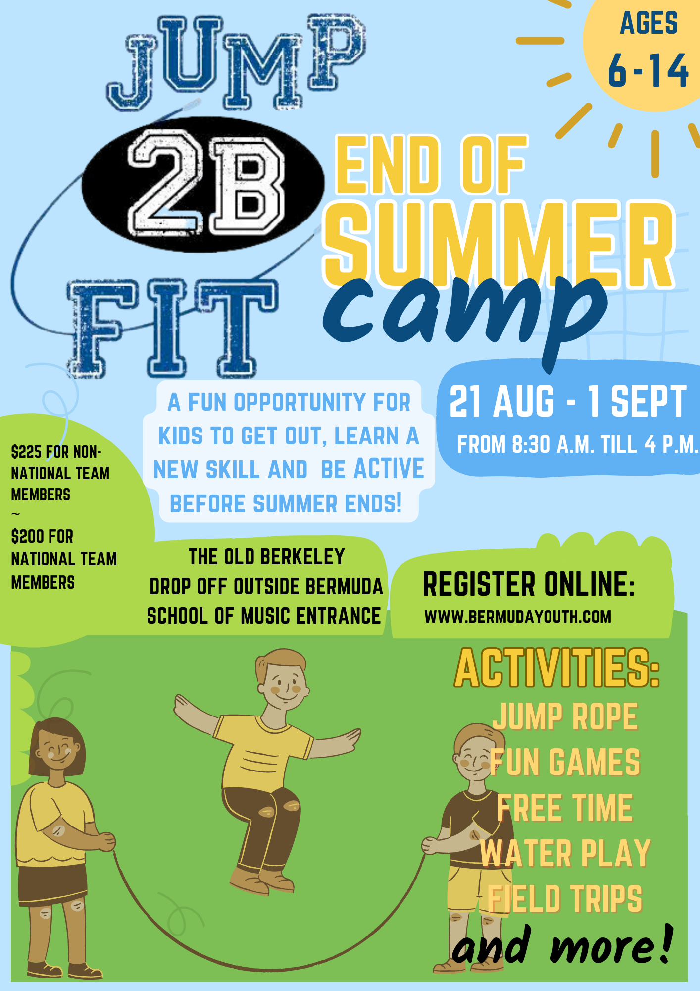 Jump 2B Fit End of Summer Camp