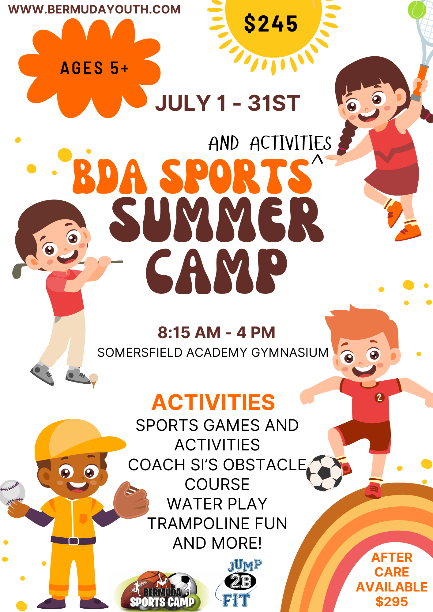 BDA Sports and Activities Camp with Jump 2B Fit