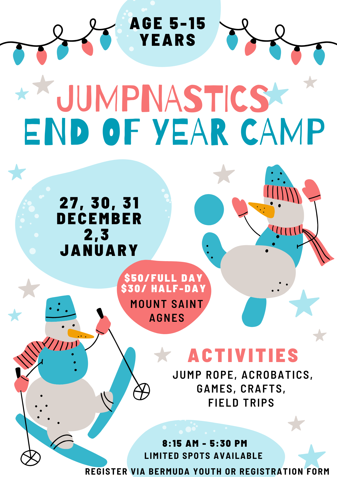 Jumpnastics End of Year Camp