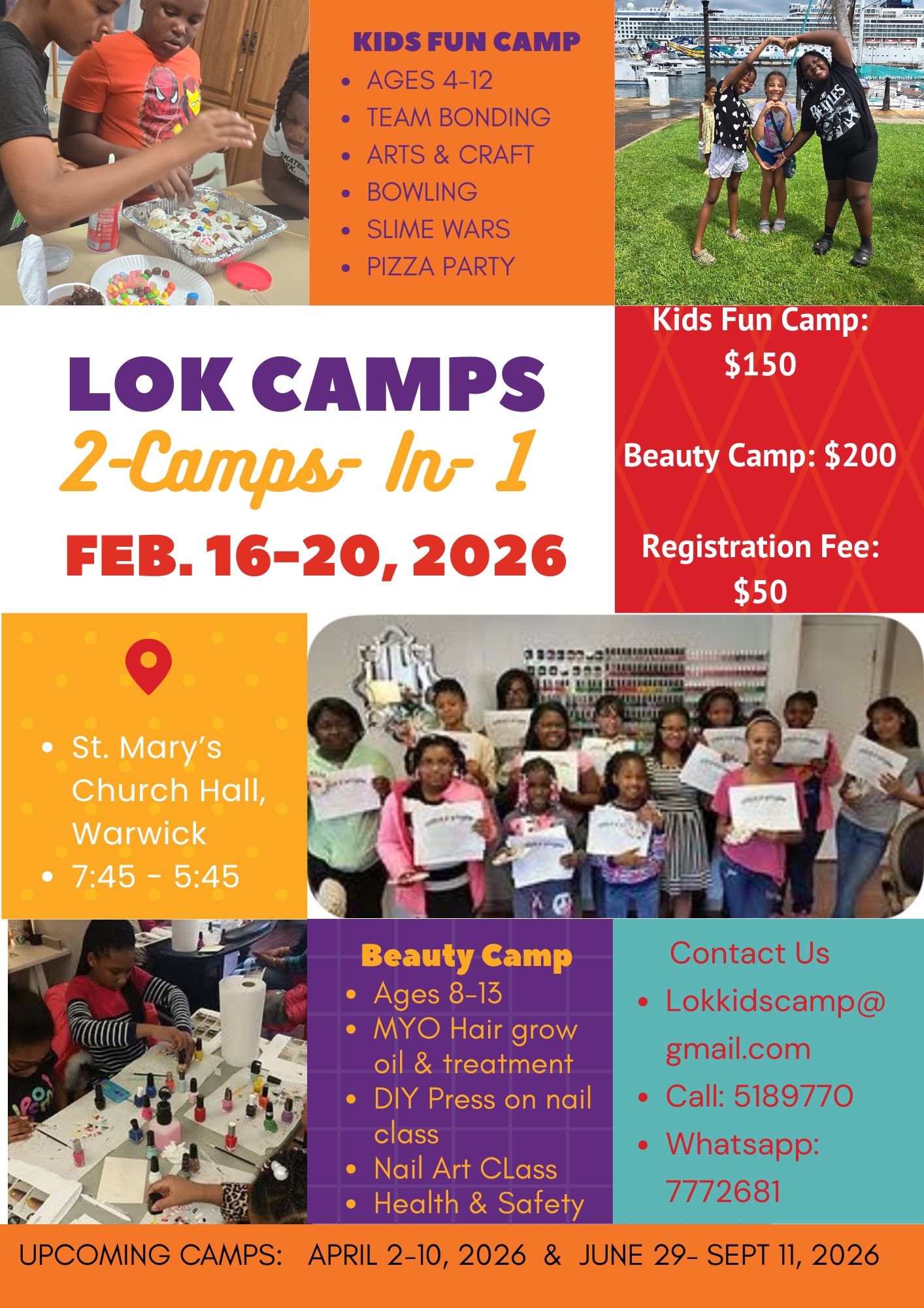 2-In-1 Beauty and Kids Fun Camp
